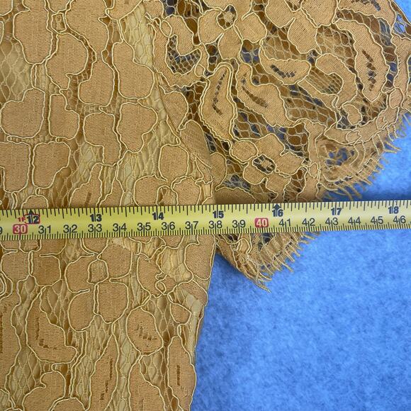 L4004 Unbranded Short Sleeve Flare Lace dress Size Large - Picture 7 of 9